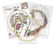 Owl (11 Count) - Design Works Counted Cross Stitch Kit 8" Round