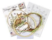 Deer (11 Count) - Design Works Counted Cross Stitch Kit 8" Round
