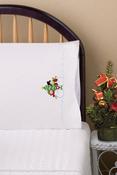 Snow Couple - Tobin Stamped For Embroidery Pillowcase Pair 20"X30"