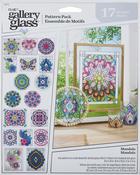 Mandala - FolkArt Gallery Glass Pattern Set 3/Pkg