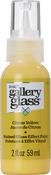 Citrus Yellow - FolkArt Gallery Glass Paint 2oz