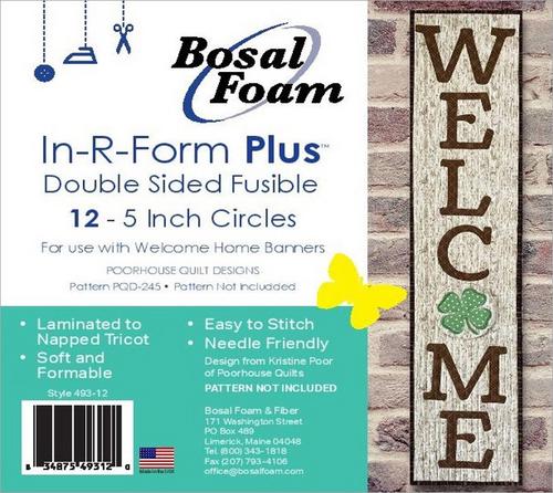 Bosal In-R-Foam Ultimate Double-Sided Fusible Foam 4/Pkg-Scalloped