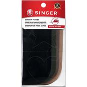 Dark - Singer Iron-on Twill Patches 5"X5" 4/Pkg