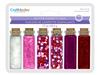 Rouge - CraftMedley Glitter Confetti Vials 50g 6/Pkg