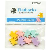Puzzle Pieces - Buttons Galore Flatbackz Embellishments