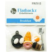 Breakfast - Buttons Galore Flatbackz Embellishments