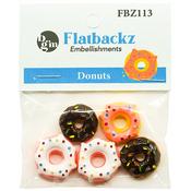Donuts - Buttons Galore Flatbackz Embellishments