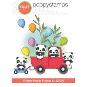 Whittle Panda Pickup - Poppystamps Stamp & Die Set
