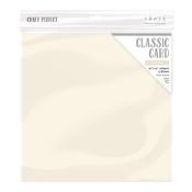 Ivory - Craft Perfect Weave Texture 80lb Cardstock 12"X12" 5/Pkg