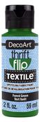 Forest Green - DecoArt Thrift Flip Matte For Textile 2oz Squeeze Bottle