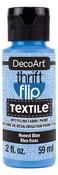 Honest Blue - DecoArt Thrift Flip Matte For Textile 2oz Squeeze Bottle