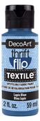 Lapis Blue - DecoArt Thrift Flip Matte For Textile 2oz Squeeze Bottle