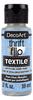 Pure Silver - DecoArt Thrift Flip Matte For Textile 2oz Squeeze Bottle