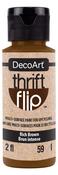 Rich Brown - DecoArt Thrift Flip Multi-Purpose Satin Enamel 2oz
