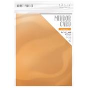 Satin -Copper Mine - Craft Perfect Mirror Cardstock 92lb 8.5"X11" 5/Pkg