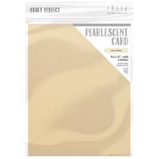 Ivory Sheen - Craft Perfect Pearlescent Cardstock 8.5"X11" 5/Pkg