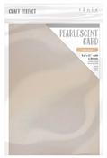 Coffee Cream - Craft Perfect Pearlescent Cardstock 8.5"X11" 5/Pkg