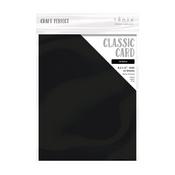 Jet Black - Craft Perfect Weave Textured Classic Card 8.5"X11" 10/Pkg