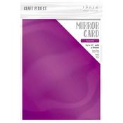 Satin -Purple Mist - Craft Perfect Mirror Cardstock 92lb 8.5"X11" 5/Pkg