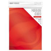 Scarlet Organza Satin - Craft Perfect Mirror Cardstock