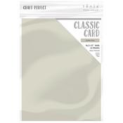 Oyster Grey - Craft Perfect Weave Textured Classic Card 8.5"X11" 10/Pkg