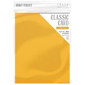 Mustard Yellow - Craft Perfect Weave Textured Classic Card 8.5"X11" 10/Pkg