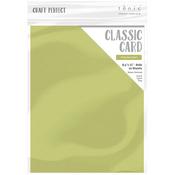 Pistachio Green - Craft Perfect Weave Textured Classic Card 8.5"X11" 10/Pkg