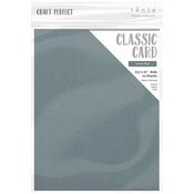 Denim Blue - Craft Perfect Weave Textured Classic Card 8.5"X11" 10/Pkg
