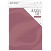 Aubergine Purple - Craft Perfect Weave Textured Classic Card 8.5"X11" 10/Pkg