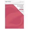 Fuchsia Pink - Craft Perfect Weave Textured Classic Card 8.5"X11" 10/Pkg