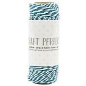 Teal Blue - Craft Perfect Striped Bakers Twine
