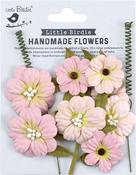 Pearl Pink - Little Birdie Fiorella Paper Flowers 12/Pkg