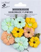 Pastel Pallet - Little Birdie Fiorella Paper Flowers 12/Pkg