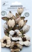 Ivory Pearl - Little Birdie Denny Paper Flowers 13/Pkg