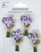 Lavender Whisper - Little Birdie Jubilee Paper Flowers 4/Pkg