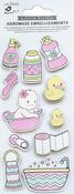 Bath Time Pink - Little Birdie Baby Embellishments 11/Pkg