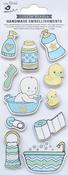 Bath Time Blue - Little Birdie Baby Embellishments 11/Pkg