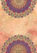 Floral Mandala - Little Birdie Decoupage Paper A4 2/Pkg