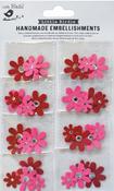 Candy Mix - Little Birdie Jeweled Florets Sticker Embellishment 32/Pkg