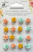 Pastel Palette - Little Birdie Beaded Micro Roses 16/Pkg