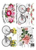 Blooms And Bikes - Little Birdie Deco Transfer Sheet A4