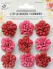 Candy Mix - Little Birdie Vincy Paper Flowers 9/Pkg