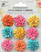Vivid Palette - Little Birdie Vincy Paper Flowers 9/Pkg