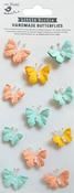Sunshine And Lemonade - Little Birdie Pearl Butterflies 11/Pkg