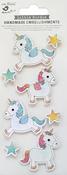 Unicorn - Little Birdie Sticker Embellishment 8/Pkg