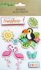 Sweet Sunshine - Little Birdie 3D Embellishment 8/Pkg