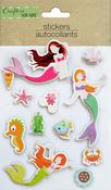 Mermaid Friends - Little Birdie 3D Embellishment 12/Pkg