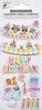 Birthday Celebration - Little Birdie 3D Glitter Embellishment 12/Pkg