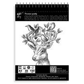 A5 - Little Birdie Premium Quality Sketch Book 30 Sheets