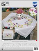 Spring Flowers - Vervaco Stamped Tablecloth Cross Stitch Kit 32"X32"